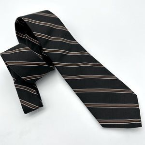 Vintage Calvin Klein Italian Striped Silk Tie